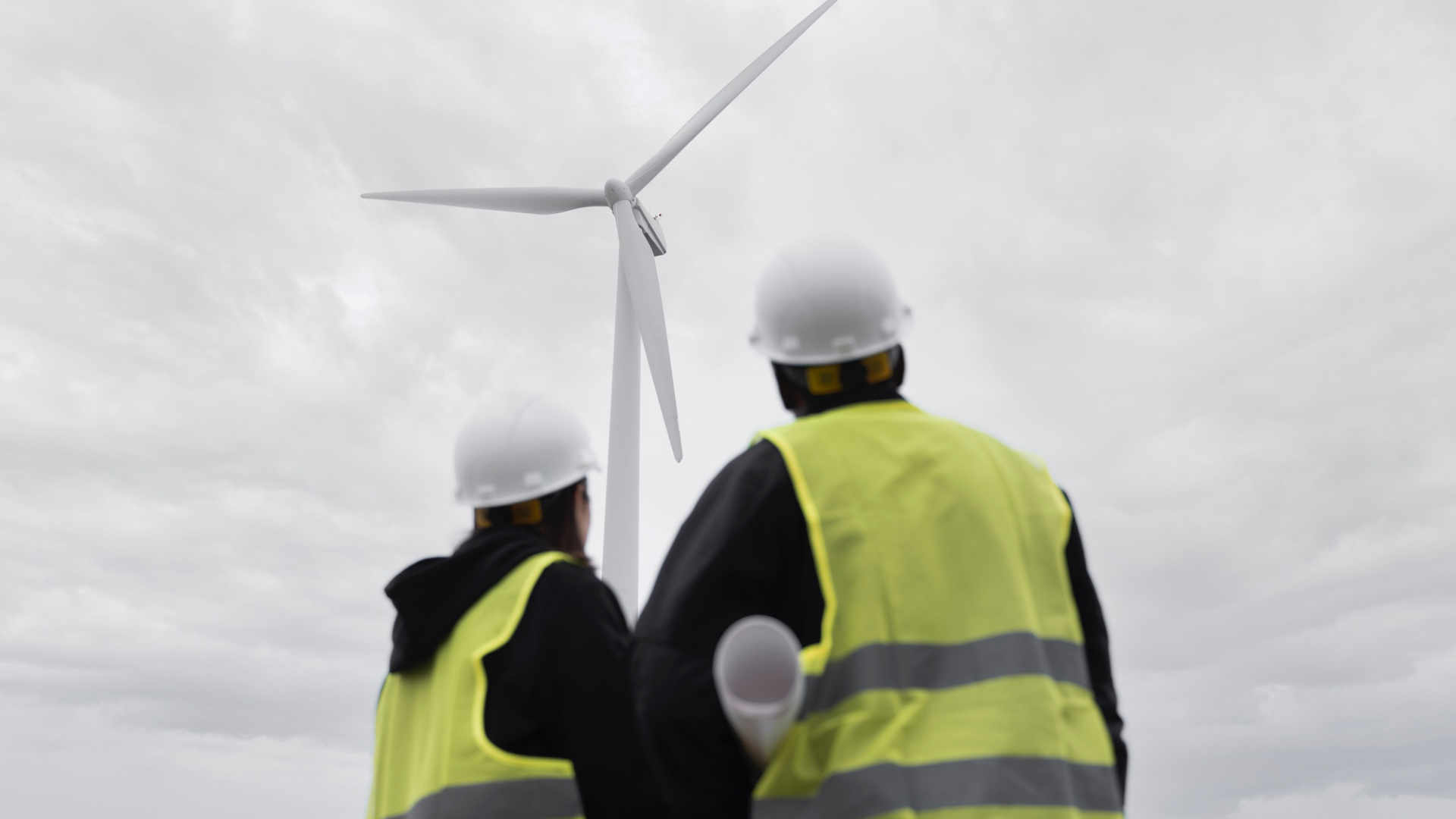 A szélturbina hatékony és környezetbarát energiaforrás.